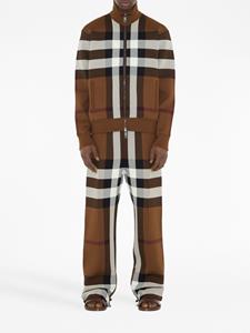 Burberry Geruite trainingsbroek - Bruin