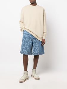 fengchenwang Feng Chen Wang Denim shorts - Blauw