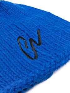 Greg Lauren Muts met geborduurd logo - Blauw