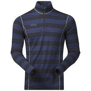 Akeleie half zip thermoshirt heren blauw/grijs