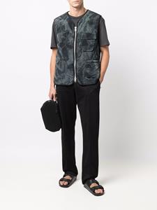 Mackintosh Gilet met tie-dye print - Grijs