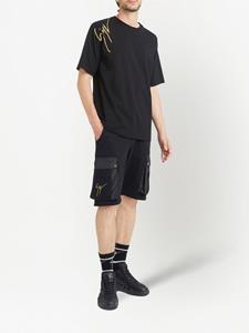giuseppezanotti Giuseppe Zanotti Bermuda shorts met trekkoord - Zwart