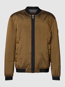 Boss Orange Bomberjack met labeldetails, model 'Overse'