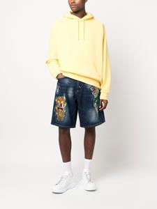 philippplein Philipp Plein Shorts met patchdetail - Blauw