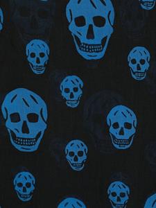 alexandermcqueen Alexander McQueen Sjaal met doodskopprint - Zwart