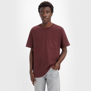 Levi's Los T-shirt met ronde hals en borstzak