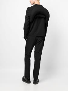 Cropped blazer - Zwart