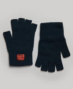 Superdry Vrouwen Workwear Gebreide Handschoenen Blauw