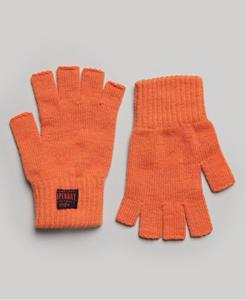 Superdry Vrouwen Workwear Gebreide Handschoenen Oranje Grootte: S/M
