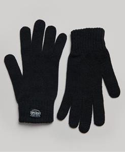Superdry Vrouwen Klassieke Gebreide Handschoenen Zwart