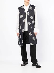 Onefifteen x Anowhereman gilet met jacquard - Blauw