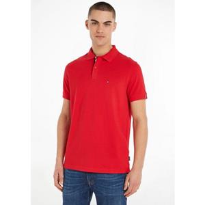Tommy Hilfiger Poloshirt "RWB TAPE PLACKET REGULAR POLO", mit Logotape am Kragen