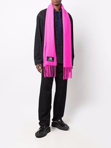 Balenciaga Sjaal met franje - Roze