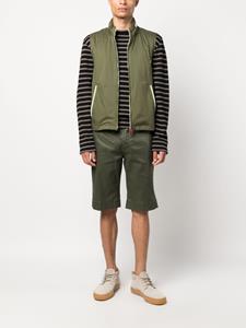 Kiton Gilet met rits - Groen