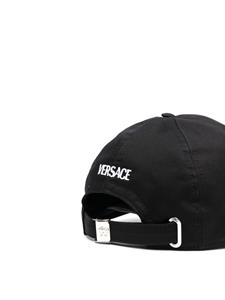 Versace Honkbalpet met geborduurd logo - Zwart