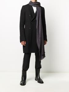 Ferragamo Sjaal met jacquard - Blauw