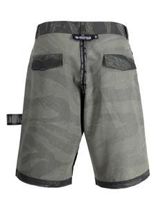 mostlyheardrarelyseen Mostly Heard Rarely Seen Bermuda shorts met abstracte print - Groen