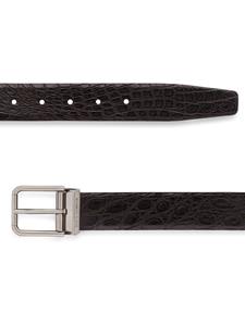 dolce&gabbana Dolce & Gabbana Riem met vierkante gesp - Zwart