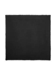 saintlaurent Saint Laurent Sjaal met logo-jacquard - Zwart