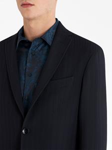 ETRO Blazer met gekerfde revers - Zwart