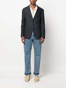 ETRO Colbert met enkele rij knopen - Blauw