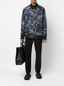 Dsquared2 Bomberjack met grafische print - Blauw