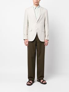 ETRO Colbert met enkele rij knopen - Beige