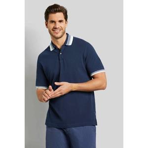 bugatti Poloshirt, mit modernem Farbverlauf am Kragen