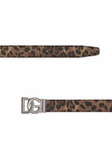 dolce&gabbana Dolce & Gabbana Omkeerbare riem - Bruin