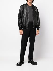 philippplein Philipp Plein Leren bomberjack - Zwart