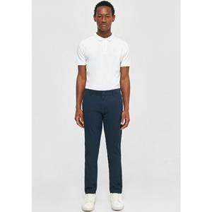 KnowledgeCotton Apparel Chinohose LUCA slim mit Label-Stichting hinten