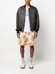 BARROW Shorts met bloemenprint - Beige