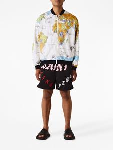 saintmxxxxxx SAINT MXXXXXX Bomberjack met print - Wit