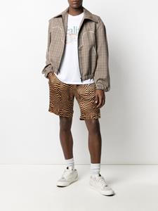 garçonsinfidèles Garçons Infidèles Shorts met abstracte print - Zwart