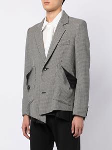 Sulvam Blazer met pied-de-poule print - Grijs