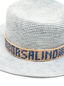 Borsalino Gehaakte panamahoed - Blauw