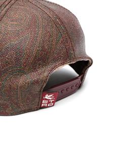 ETRO Honkbalpet met paisley-print - Bruin