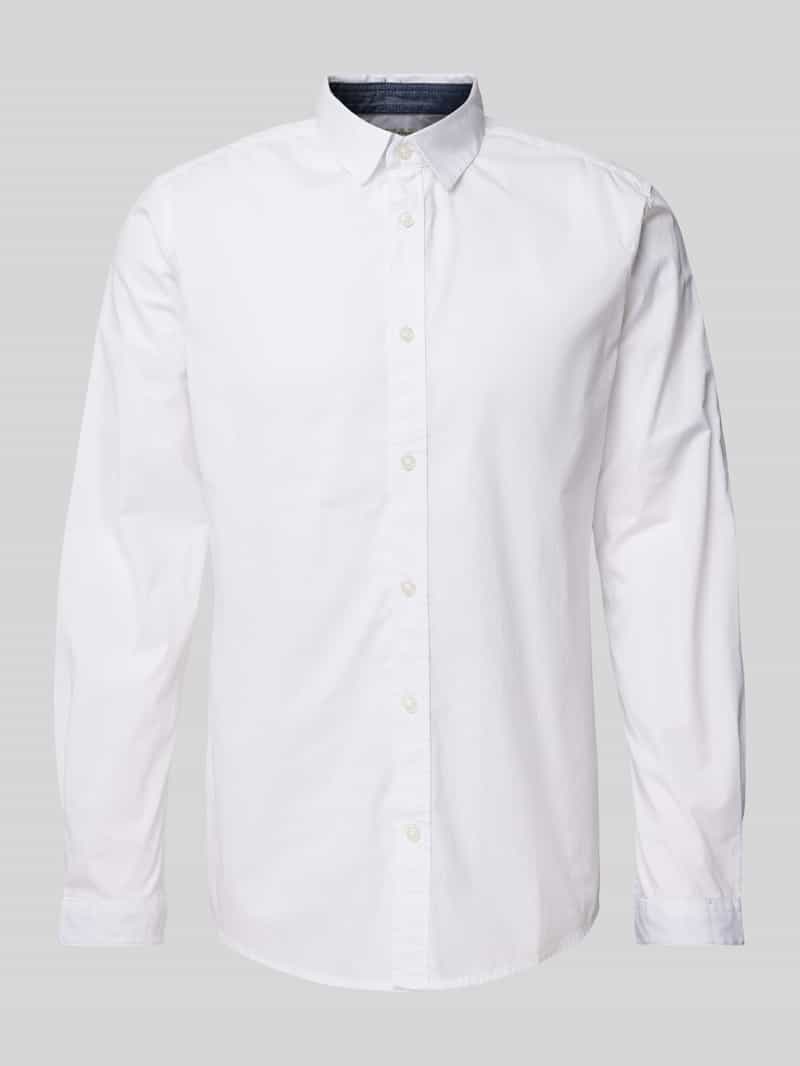 TOM TAILOR Kurzarmshirt stretch poplin shirt