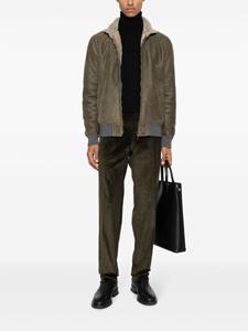 Canali Ribfluwelen jeans - Groen