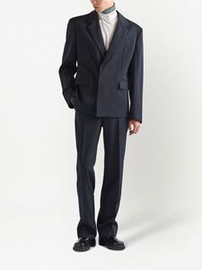 Blazer met enkele rij knopen - Blauw