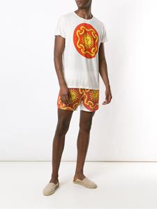 amirslama Amir Slama Shorts met print - Wit