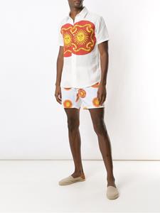 amirslama Amir Slama Shorts met print - Wit