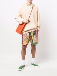 Readymade Shorts met patchwork - Beige