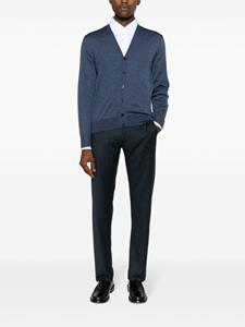 Canali Chino met trekkoordtaille - Blauw