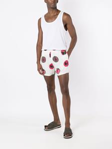 amirslama Amir Slama Shorts met elastische tailleband - Wit