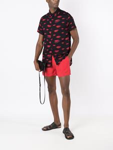 amirslama Amir Slama Shorts met elastische tailleband - Rood