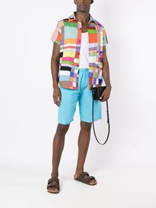 amirslama Amir Slama Shorts met elastische tailleband - Blauw