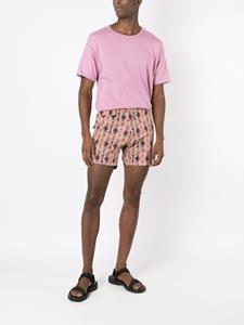 amirslama Amir Slama Shorts met verborgen sluiting - Bruin