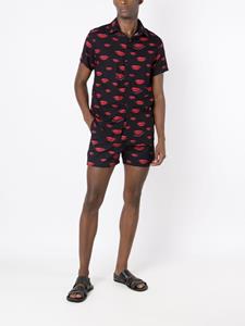 amirslama Amir Slama Katoenen shorts - Zwart