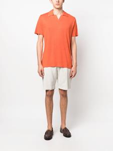 officinegenerale Officine Generale Phil shorts van lyocellmix - Beige